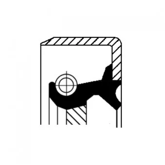 Bague d'étanchéité, vilebrequin CORTECO