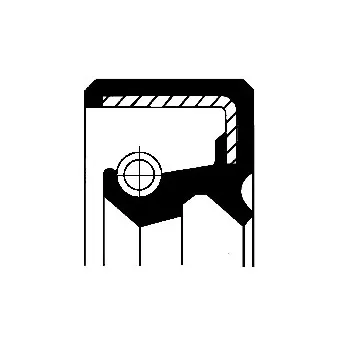 Bague d'étanchéité, moyeu de roue CORTECO 12011215B