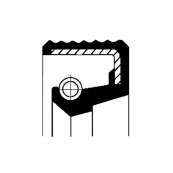 Bague d'étanchéité, boîte de vitesse manuel CORTECO