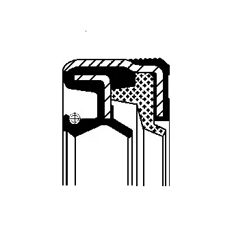 Bague d'étanchéité, différentiel CORTECO