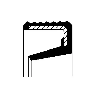 Bague d'étanchéité, boîte de vitesse manuel CORTECO