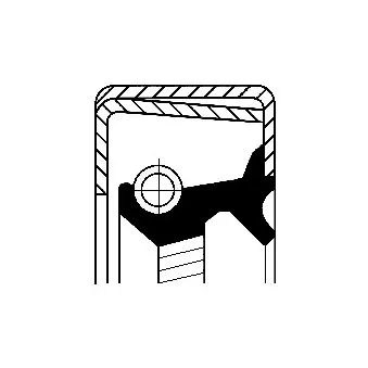 Bague d'étanchéité, boîte automatique CORTECO