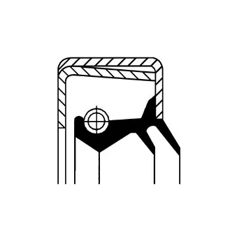 Bague d'étanchéité, boîte de vitesse manuel CORTECO