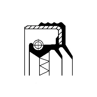 Bague d'étanchéité, moyeu de roue CORTECO