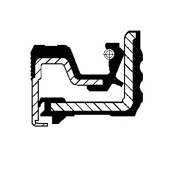 Bague d'étanchéité, moyeu de roue CORTECO