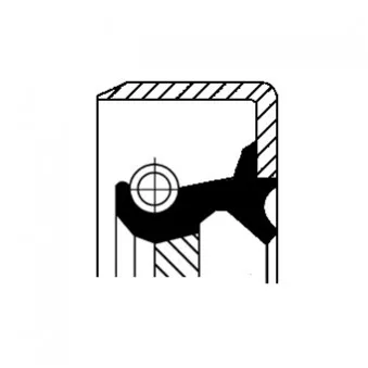 Bague d'étanchéité, vilebrequin CORTECO