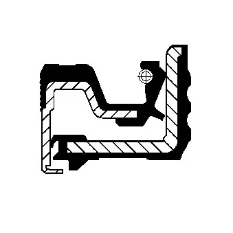 Bague d'étanchéité, moyeu de roue CORTECO