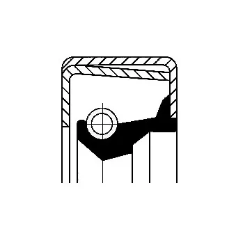 Bague d'étanchéité, boîte de vitesse manuel CORTECO