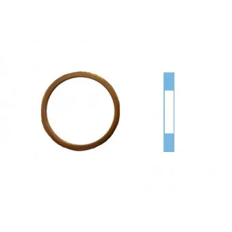 Rondelle d'étanchéité, vis de vidange d'huile CORTECO 005594H