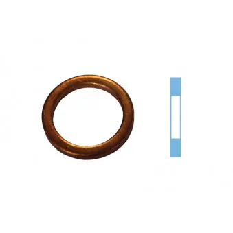 Rondelle d'étanchéité, vis de vidange d'huile CORTECO 005783H