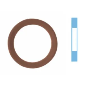 Rondelle d'étanchéité, vis de vidange d'huile CORTECO 005502H