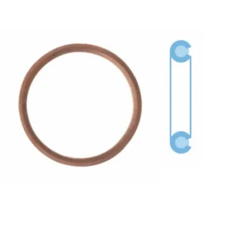 Rondelle d'étanchéité, vis de vidange d'huile CORTECO 005506H