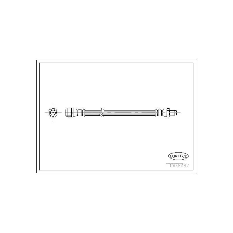 Flexible de frein CORTECO 19030147