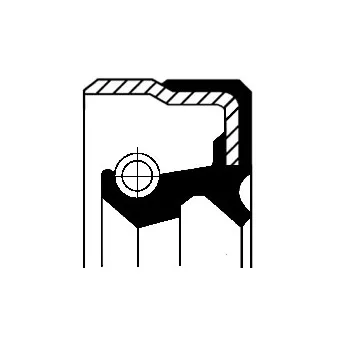 Bague d'étanchéité, moyeu de roue CORTECO