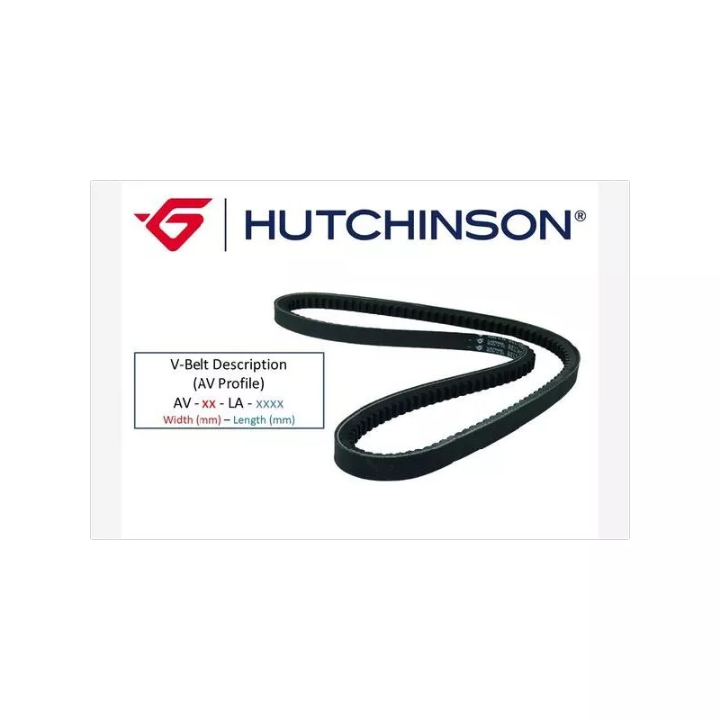 Courroie trapézoïdale HUTCHINSON AV13La1925TK