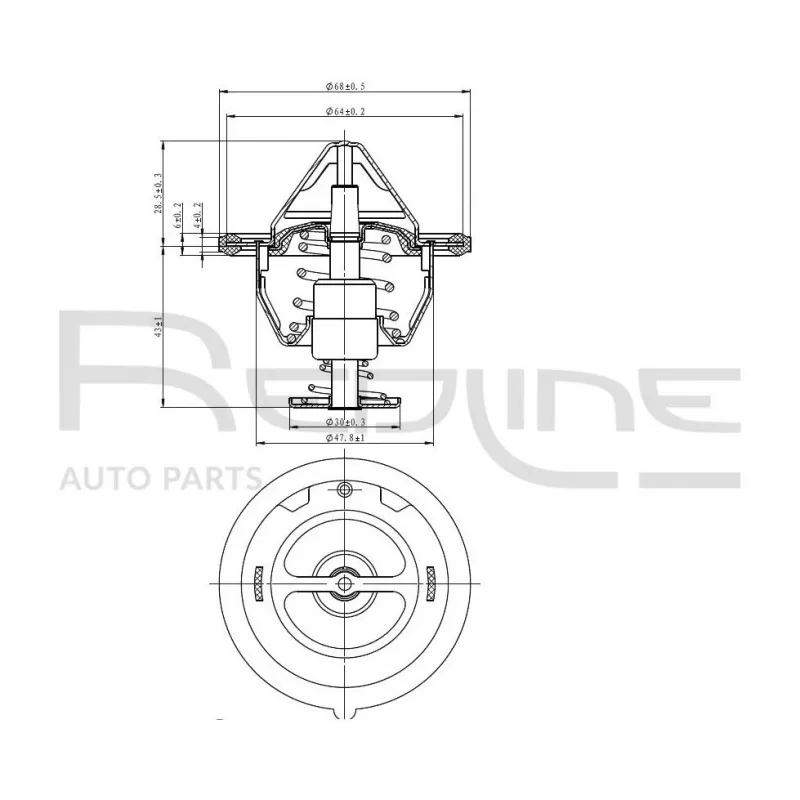 Thermostat d'eau RED-LINE 55KI004