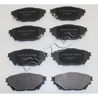 Jeu de 4 plaquettes de frein RED-LINE 27MI035