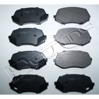 Jeu de 4 plaquettes de frein RED-LINE