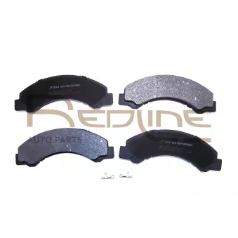 Jeu de 4 plaquettes de frein avant RED-LINE 27IZ002