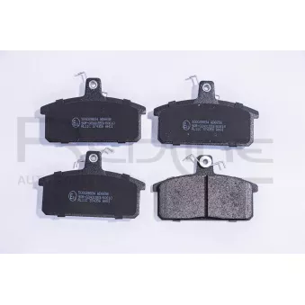 Jeu de 4 plaquettes de frein avant RED-LINE