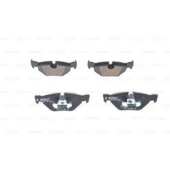 Jeu de 4 plaquettes de frein avant BOSCH 0 986 494 061