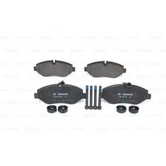 Jeu de 4 plaquettes de frein avant BOSCH