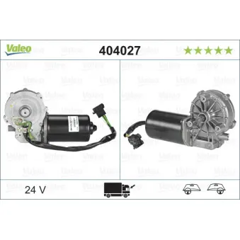 Moteur d'essuie-glace VALEO 404027