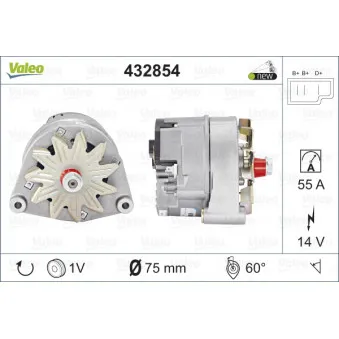 Alternateur VALEO 432854