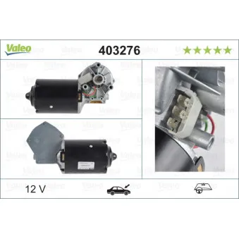 Moteur d'essuie-glace VALEO 403276