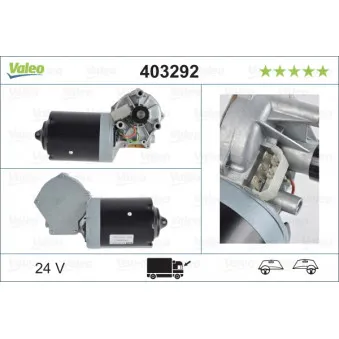 Moteur d'essuie-glace VALEO 403292