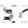 Moteur d'essuie-glace VALEO 402794 - Visuel 1