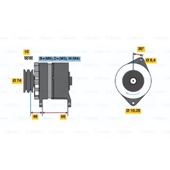 Alternateur BOSCH