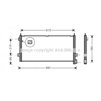 Condenseur, climatisation AVA QUALITY COOLING
