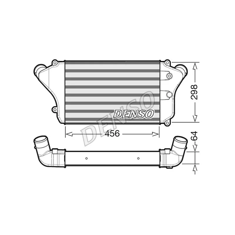 Intercooler, échangeur DENSO DIT45005