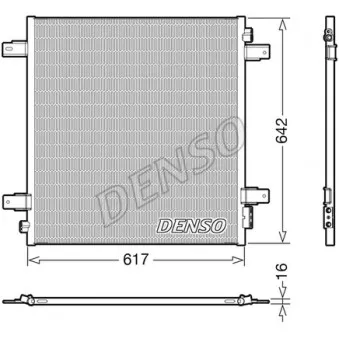Condenseur, climatisation DENSO