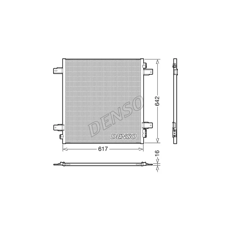 Condenseur, climatisation DENSO DCN46027