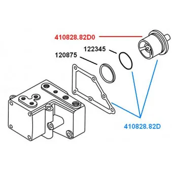 Thermostat d'eau WAHLER 410828.82D
