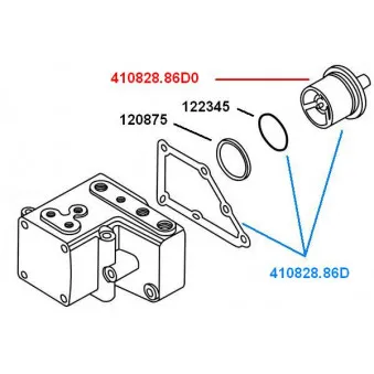 Thermostat d'eau WAHLER 410828.86D