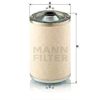 Filtre à carburant MANN-FILTER