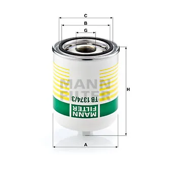 Cartouche de dessicateur, système d'air comprimé MANN-FILTER