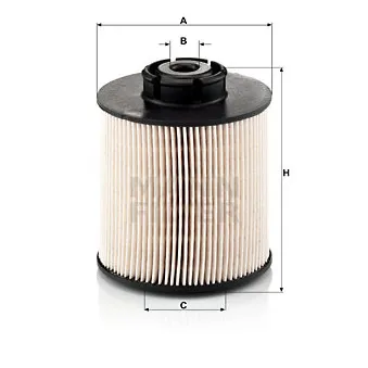 Filtre à carburant MANN-FILTER