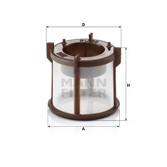 Filtre à carburant MANN-FILTER