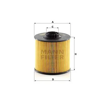 Filtre à carburant MANN-FILTER