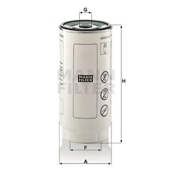 Filtre à carburant MANN-FILTER