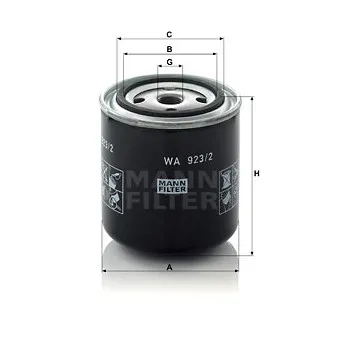 Filtre de liquide de refroidissement MANN-FILTER