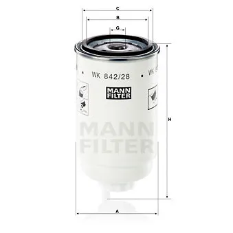 Filtre à carburant MANN-FILTER
