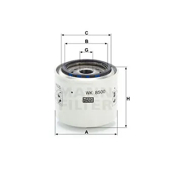 Filtre à carburant MANN-FILTER