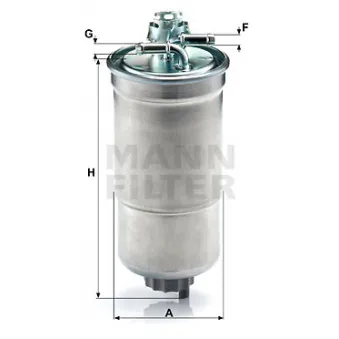 Filtre à carburant MANN-FILTER