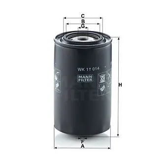 Filtre à carburant MANN-FILTER