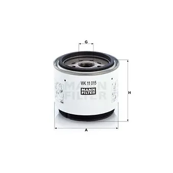 Filtre à carburant MANN-FILTER